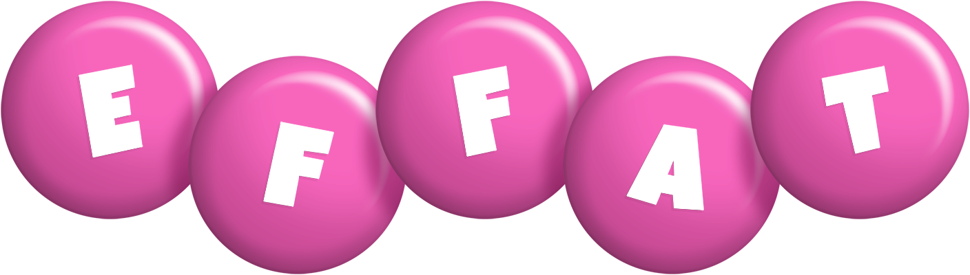 Effat candy-pink logo