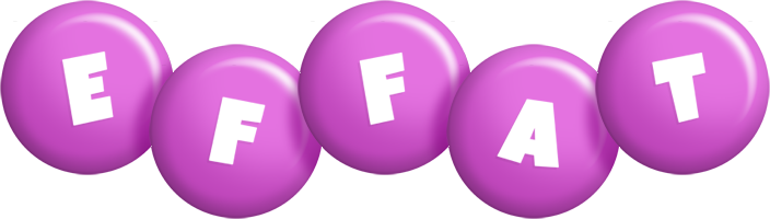 Effat candy-purple logo