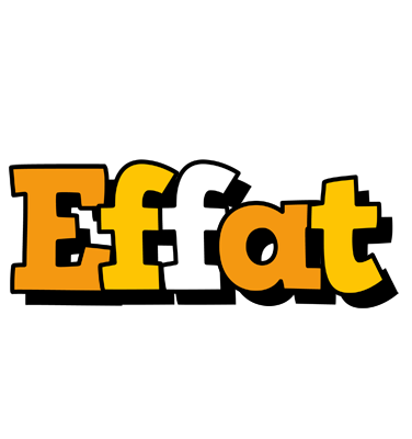 Effat cartoon logo