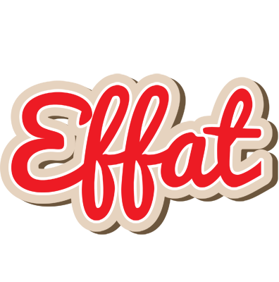 Effat chocolate logo