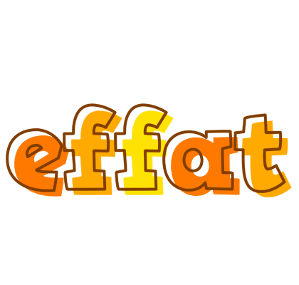Effat desert logo