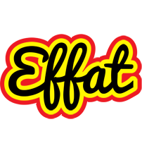 Effat flaming logo