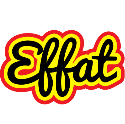 Effat flaming logo