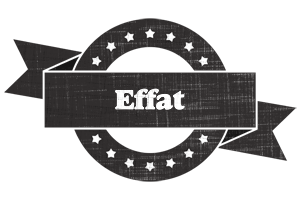 Effat grunge logo