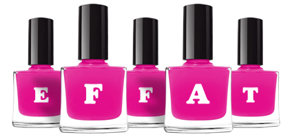 Effat nails logo