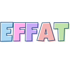 Effat pastel logo