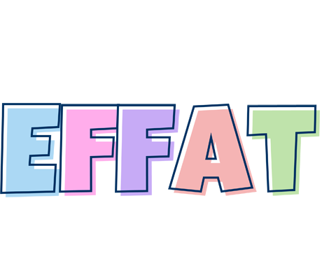 Effat pastel logo