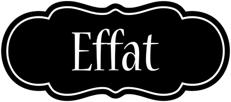 Effat welcome logo