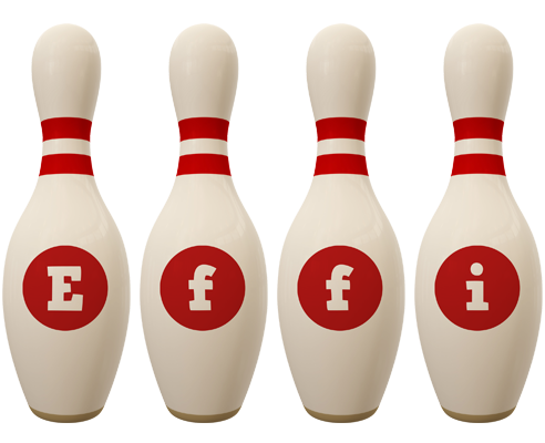 Effi bowling-pin logo