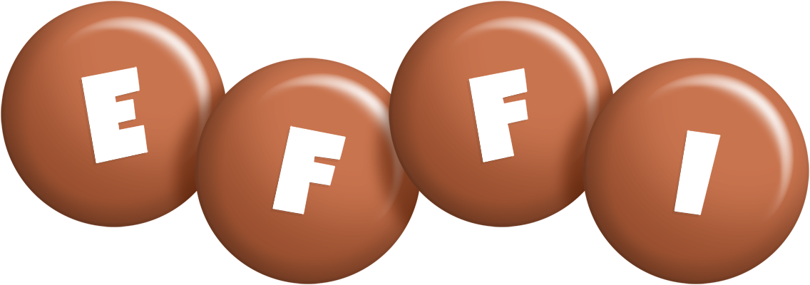 Effi candy-brown logo