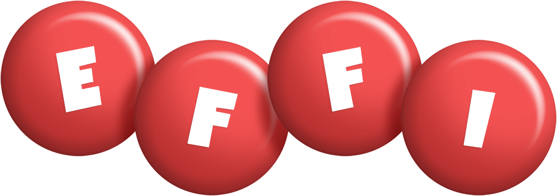 Effi candy-red logo