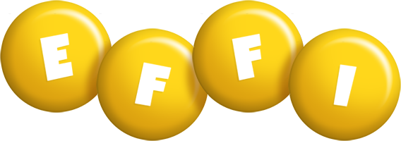 Effi candy-yellow logo