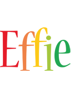 Effie birthday logo