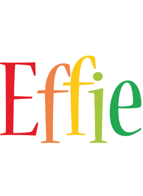 Effie birthday logo
