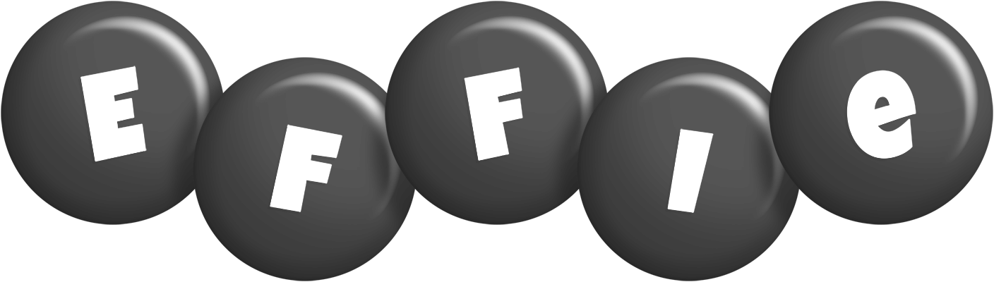 Effie candy-black logo