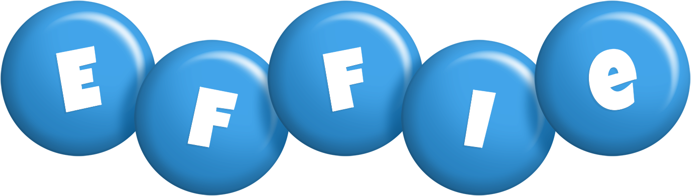 Effie candy-blue logo