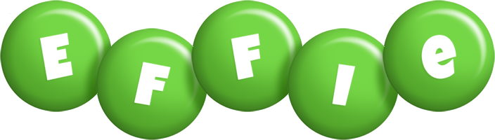 Effie candy-green logo