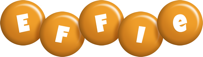 Effie candy-orange logo