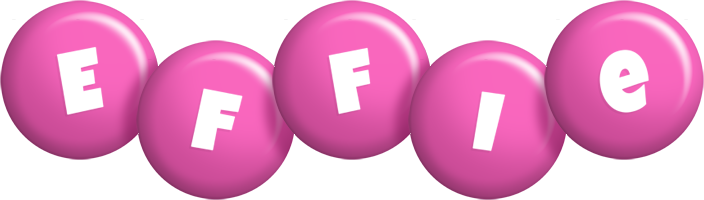 Effie candy-pink logo