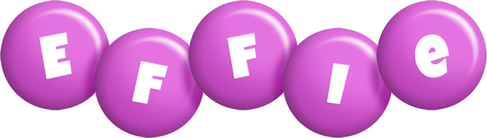 Effie candy-purple logo