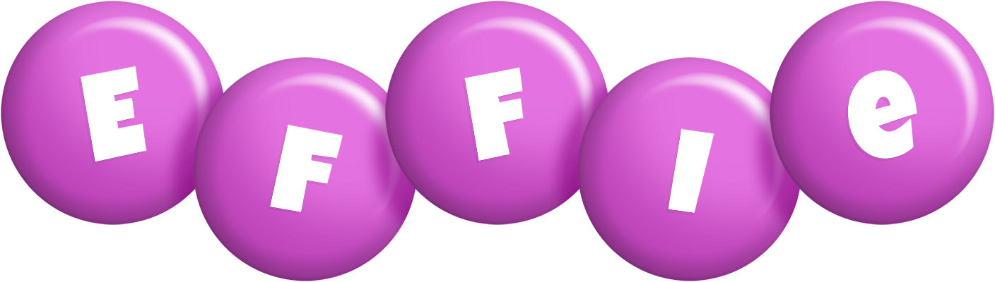 Effie candy-purple logo