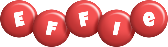 Effie candy-red logo