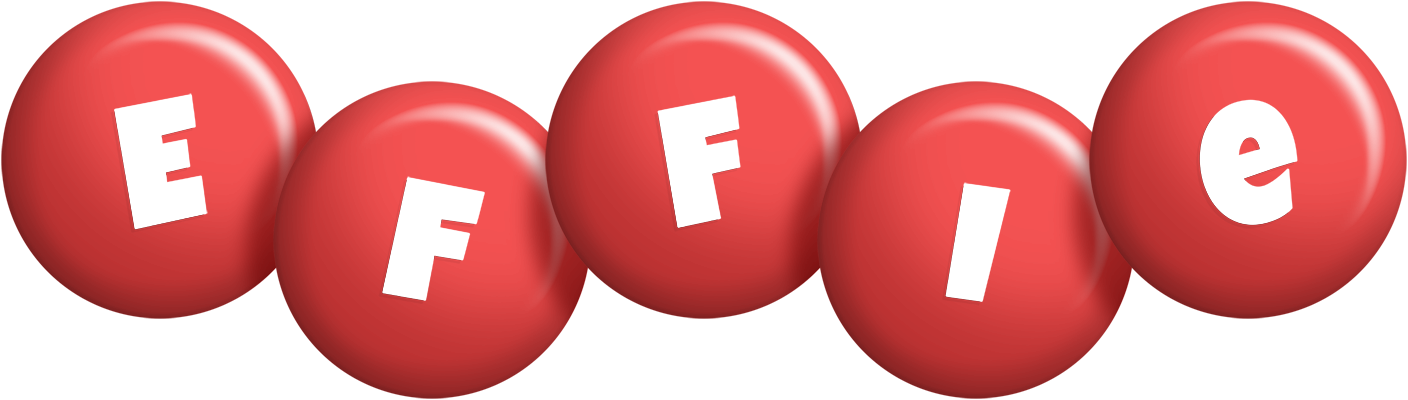 Effie candy-red logo