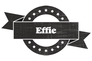 Effie grunge logo