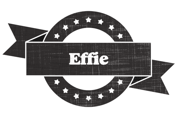Effie grunge logo