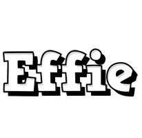 Effie snowing logo