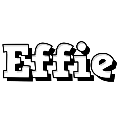 Effie snowing logo