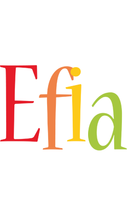 Efia birthday logo