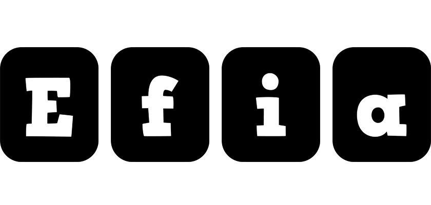 Efia box logo