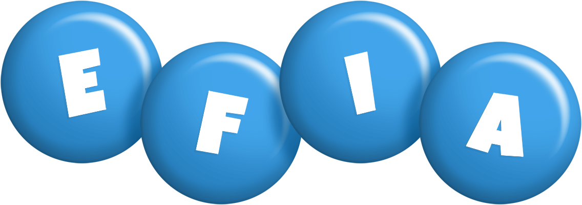 Efia candy-blue logo