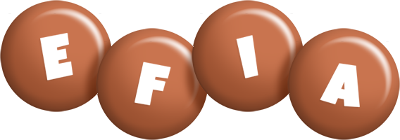 Efia candy-brown logo