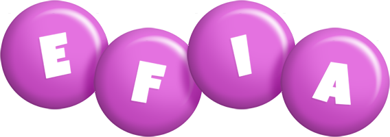 Efia candy-purple logo