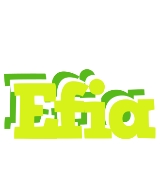 Efia citrus logo