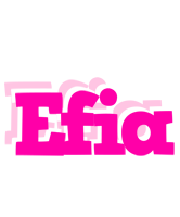 Efia dancing logo