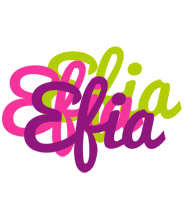 Efia flowers logo