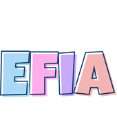 Efia pastel logo