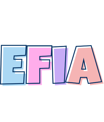 Efia pastel logo