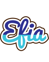 Efia raining logo