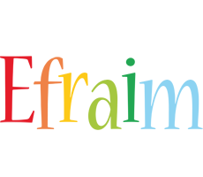 Efraim birthday logo