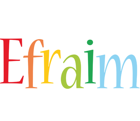 Efraim birthday logo