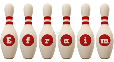 Efraim bowling-pin logo