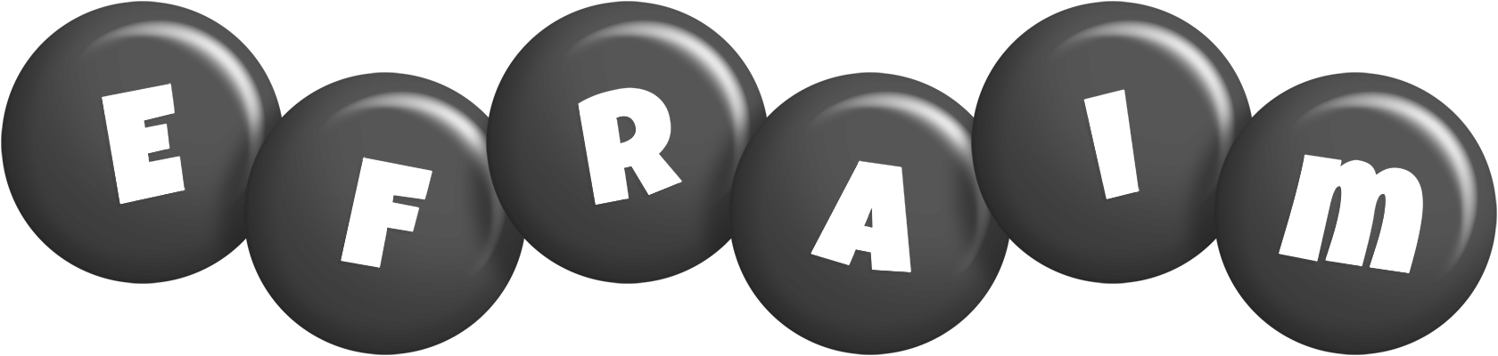 Efraim candy-black logo