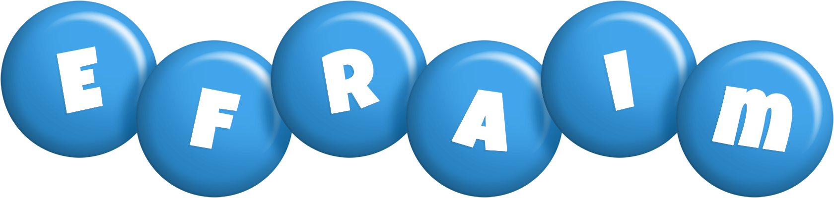 Efraim candy-blue logo