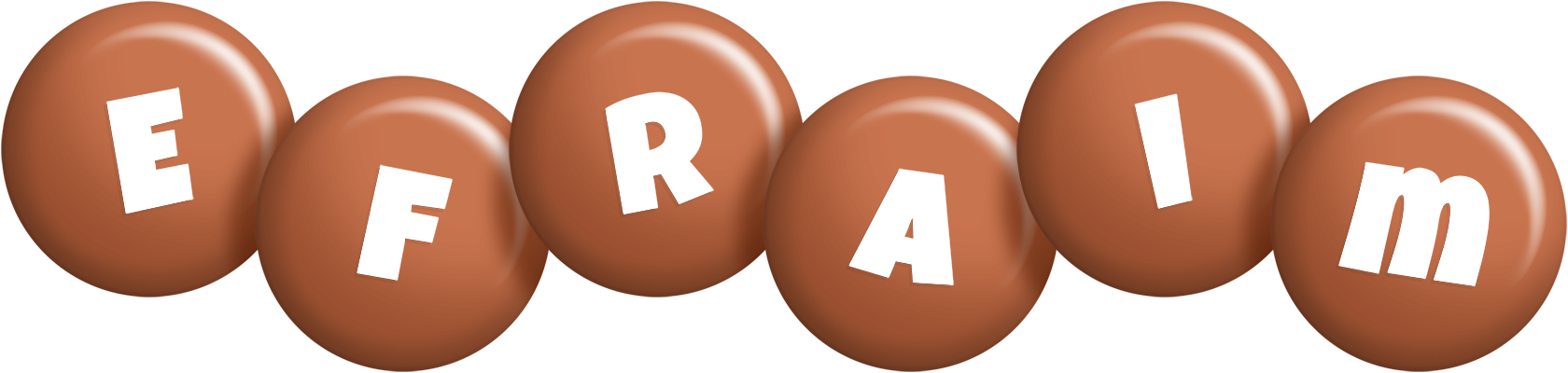 Efraim candy-brown logo