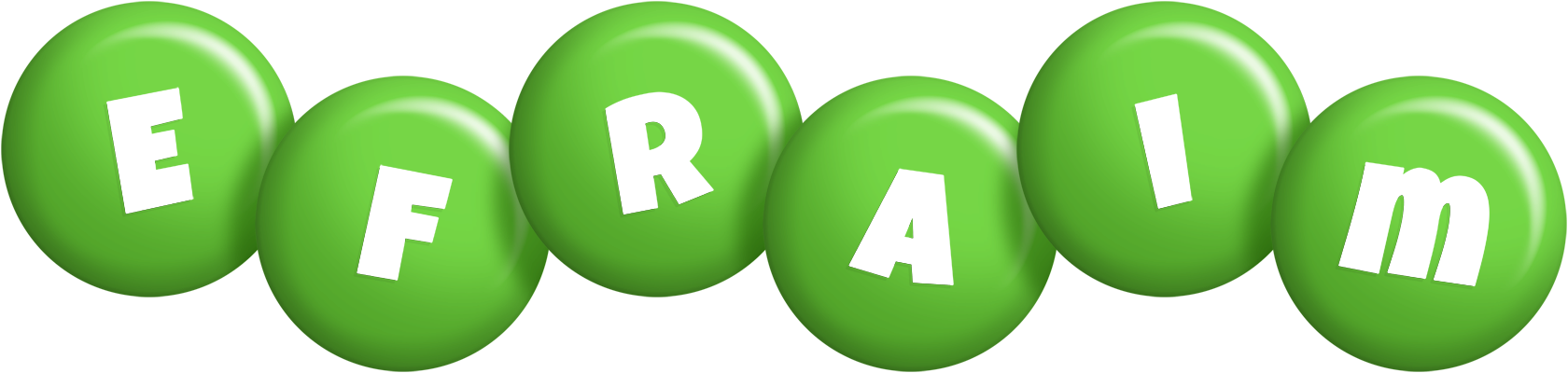 Efraim candy-green logo