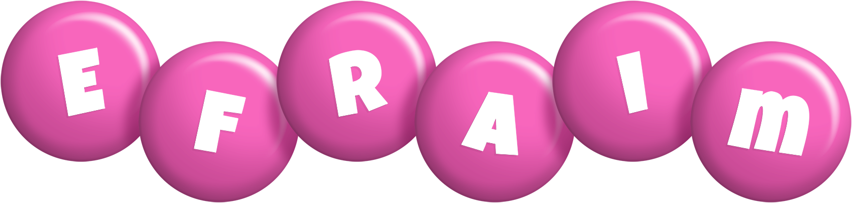 Efraim candy-pink logo